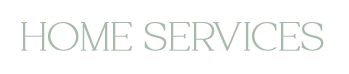 Home services Menu
